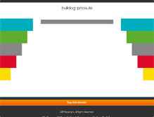 Tablet Screenshot of bulldog-press.de